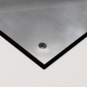 Pickguardmaterial - Alu Brushed Style