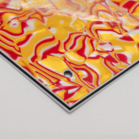 Pickguard Rohling - Psychedelic Lemon