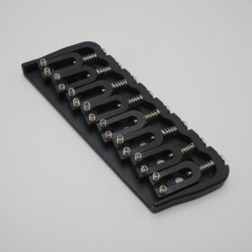Fanned Fret - 8-String Bridge Multiscale / black