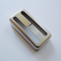 Pickup Cover - Neusilber Nickel / Pickupkappe - Minihumbucker TV-Jones Style - Vintage Antique